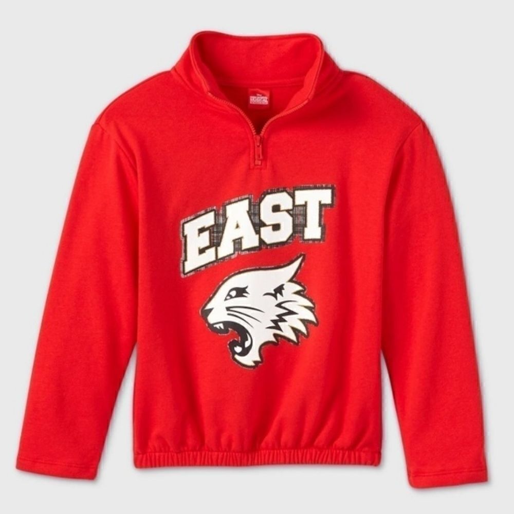 Girl's - XS, S, M - Disney High School Musical Sweatshirt Red
